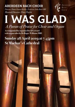 A Paean of Praise for Choir and Organ