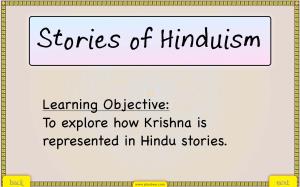 To Explore How Krishna Is Represented in Hindu Stories