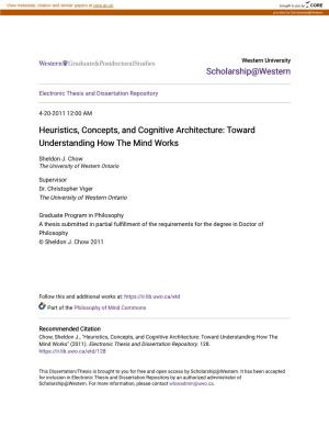 Heuristics, Concepts, and Cognitive Architecture: Toward Understanding How the Mind Works