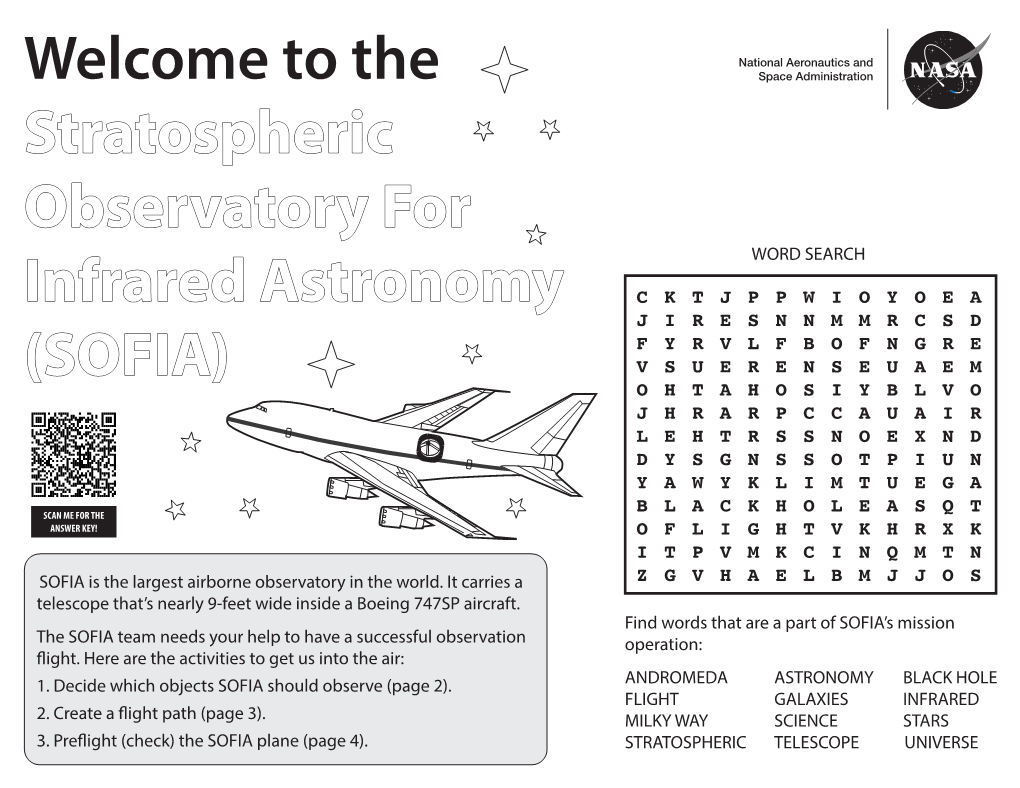 The Stratospheric Observatory for Infrared Astronomy