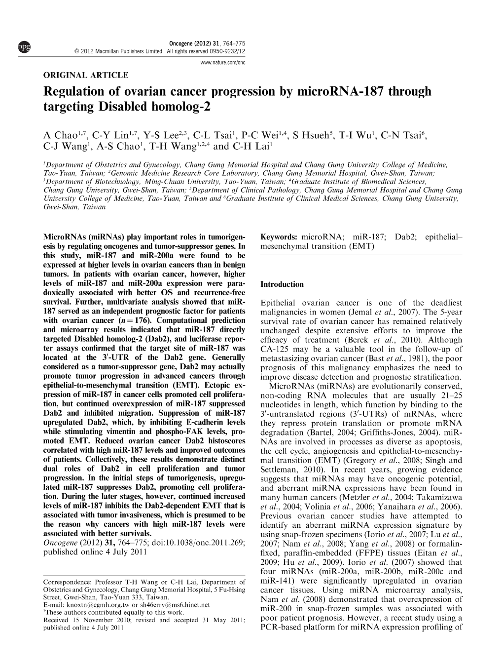 Eting Disabled Homolog-2