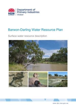 Barwon Darling Resource Description