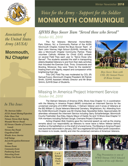 Monmouth Communique
