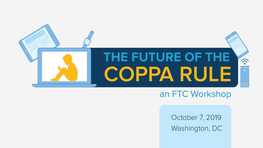 The Future of the COPPA Rule