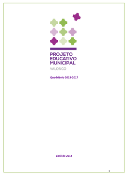 Projeto Educativo Municipal De Valongo