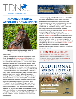Tdn Europe • Page 2 of 7 • Thetdn.Com Monday • 08 February 2021