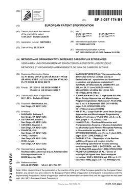 Methods and Organisms with Increased Carbon Flux Efficiencies