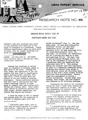 Research Note Nc-165