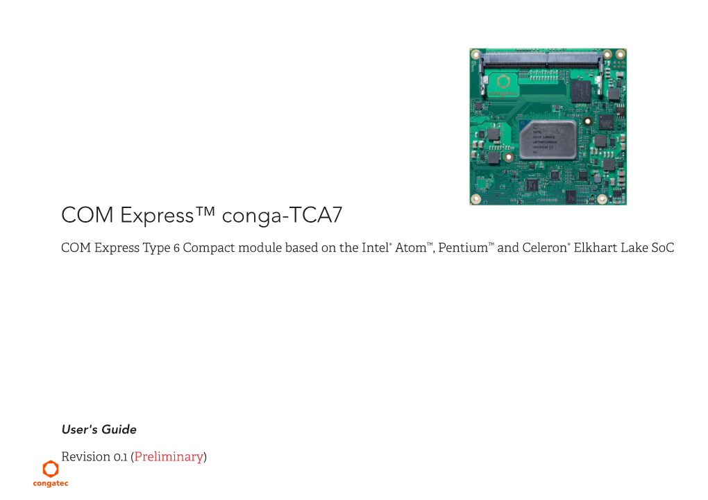 Conga-TCA7 User's Guide