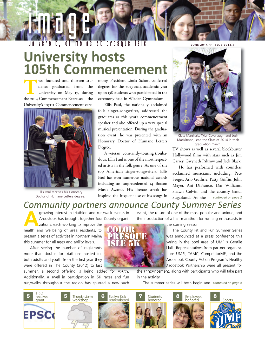 JUNE 2014 ✩ ISSUE 2014.4 University Hosts