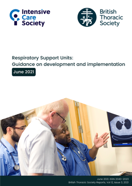 Respiratory Support Units: Guidance on Development and Implementation June 2021