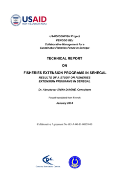 USAID/COMFISH: Technical Report on Fisheries Extension Programs In