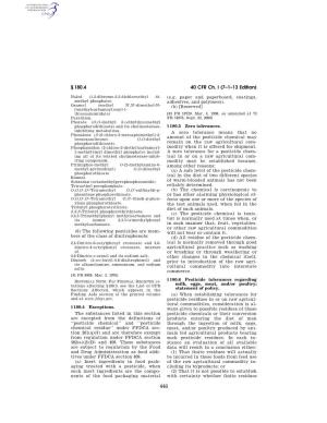 40 CFR Ch. I (7–1–13 Edition) § 180.4