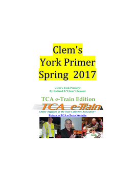 Clem's York Primer Spring 2017