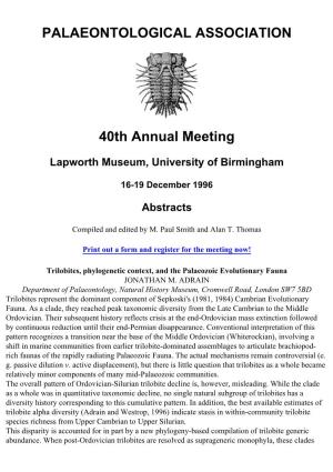 Annual Meeting 1996