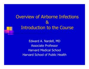 Overview of Airborne Infections & Introduction to the Course