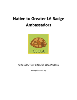 California Native Badge for Ambassadors