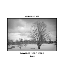 Town of Northfield 2012
