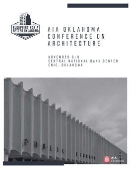 Aia Oklahoma Conference on Architecture
