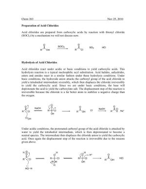 Chem263 Nov 25 Notes 2010