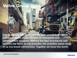 Volvo Group Presentation 2016