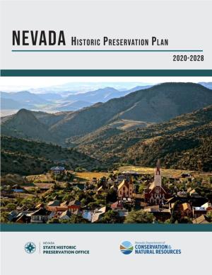 NEVADA Historic Preservation Plan 2020-2028