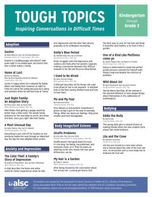 TOUGH TOPICS: Inspiring Conversations in Difficult Times