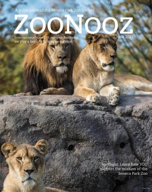 Zoonooz Article Dips Just a Toe Into How YOU Support the Mission of the Seneca Park Zoo