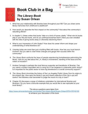 Library-Book/Susan-Orlean/9781476740195 to Enhance Your Discussion of the Book