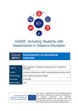 Development of Educational Materials