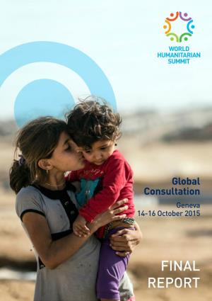 Final Report Whs Global Consultation, Geneva, 14-16 October 2015