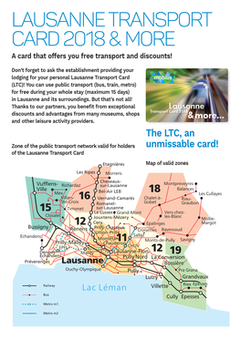 LAUSANNE TRANSPORT CARD 2018 & More a Card That Offers You Free Transport and Discounts!