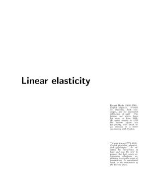 Linear Elasticity
