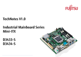 Technotes V1.0 Industrial Mainboard Series Mini-ITX D3433-S D3434-S