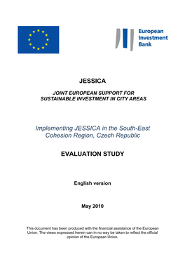 Implementing JESSICA in the South-East Cohesion Region, Czech Republic