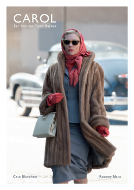 Een Film Van Todd Haynes Cate Blanchett Rooney Mara