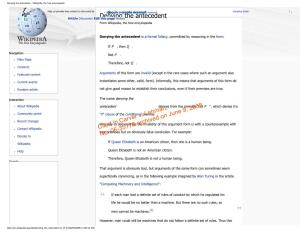 Denying the Antecedent - Wikipedia, the Free Encyclopedia
