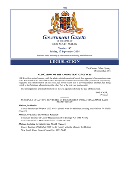 Government Gazette