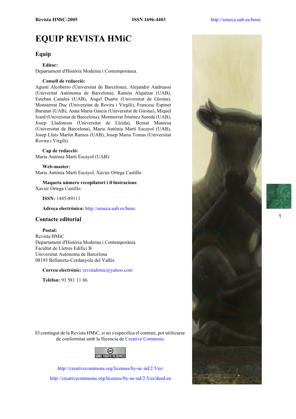 Revista Hmic-2005 ISSN 1696-4403