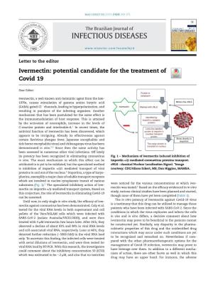 Ivermectin: Potential Candidate for the Treatment of Covid 19