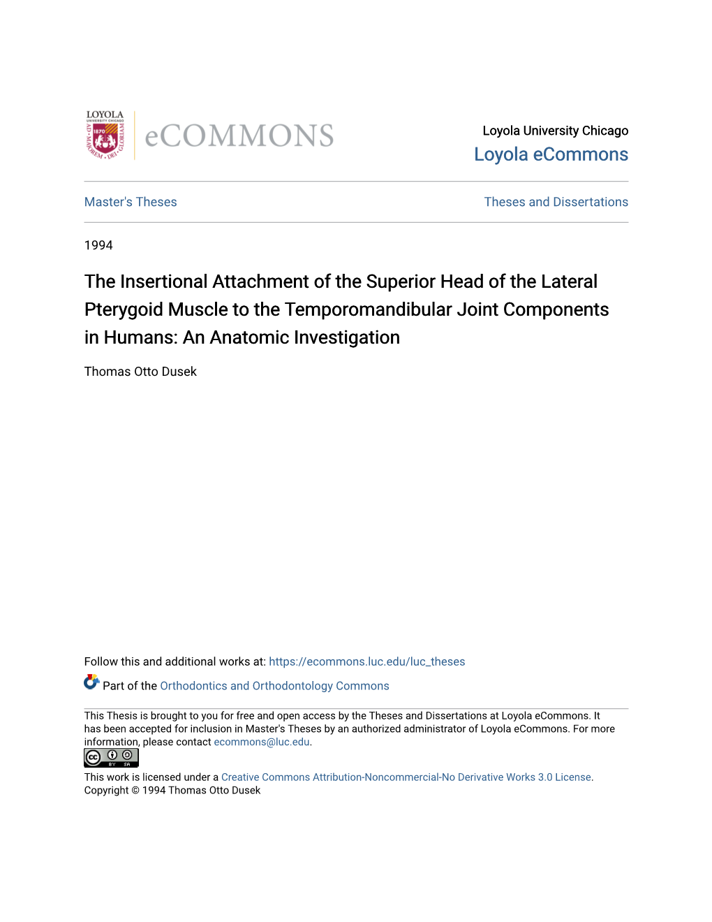 The Insertional Attachment of the Superior Head of the Lateral Pterygoid Muscle to the Temporomandibular Joint Components in Humans: an Anatomic Investigation