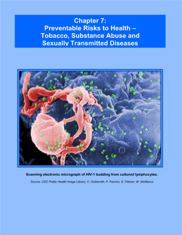 Tobacco, Substance Abuse and Sexually Transmitted Diseases