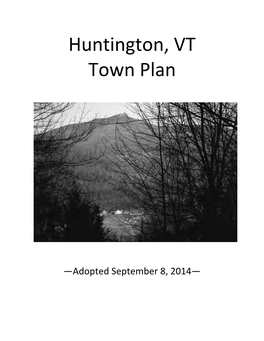Huntington, VT Town Plan