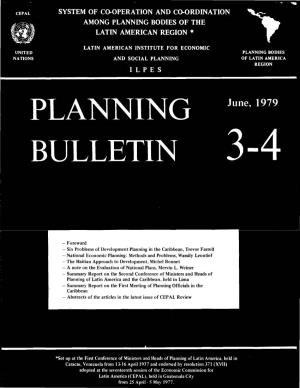 Planning Bulletin