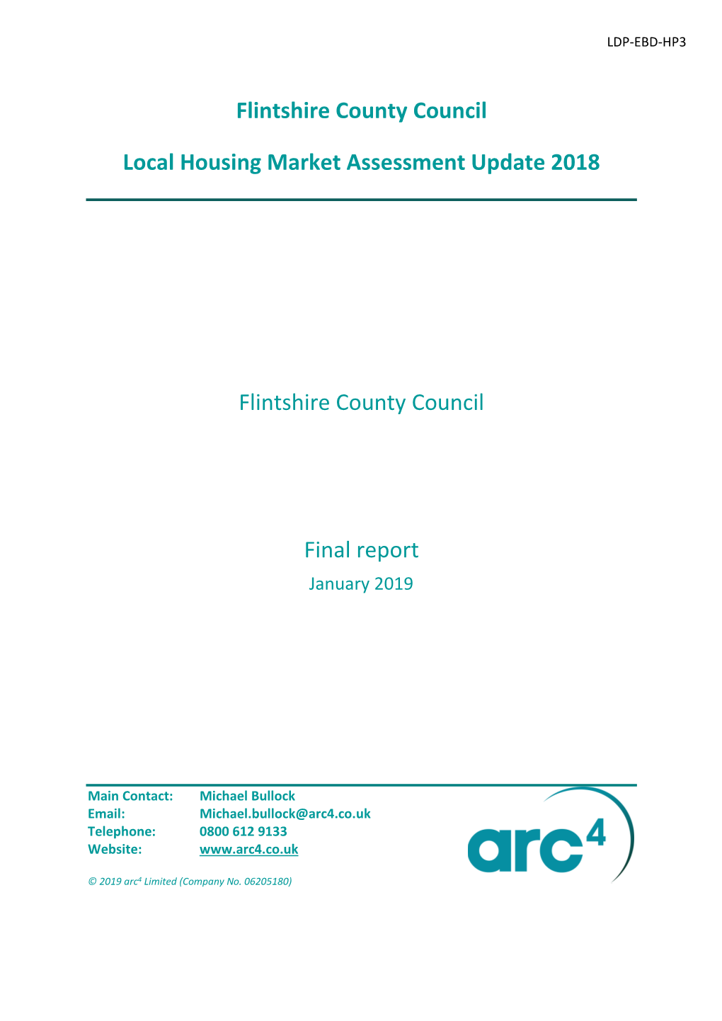 LDP-EBD-HP3 Local Housing Market Assessment Update