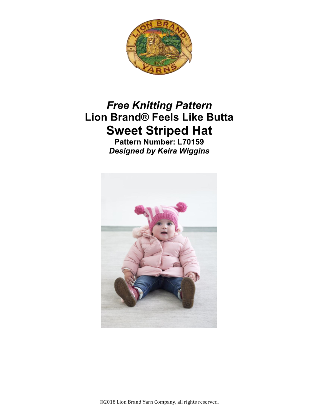 Free Knitting Pattern Lion Brand® Feels Like Butta