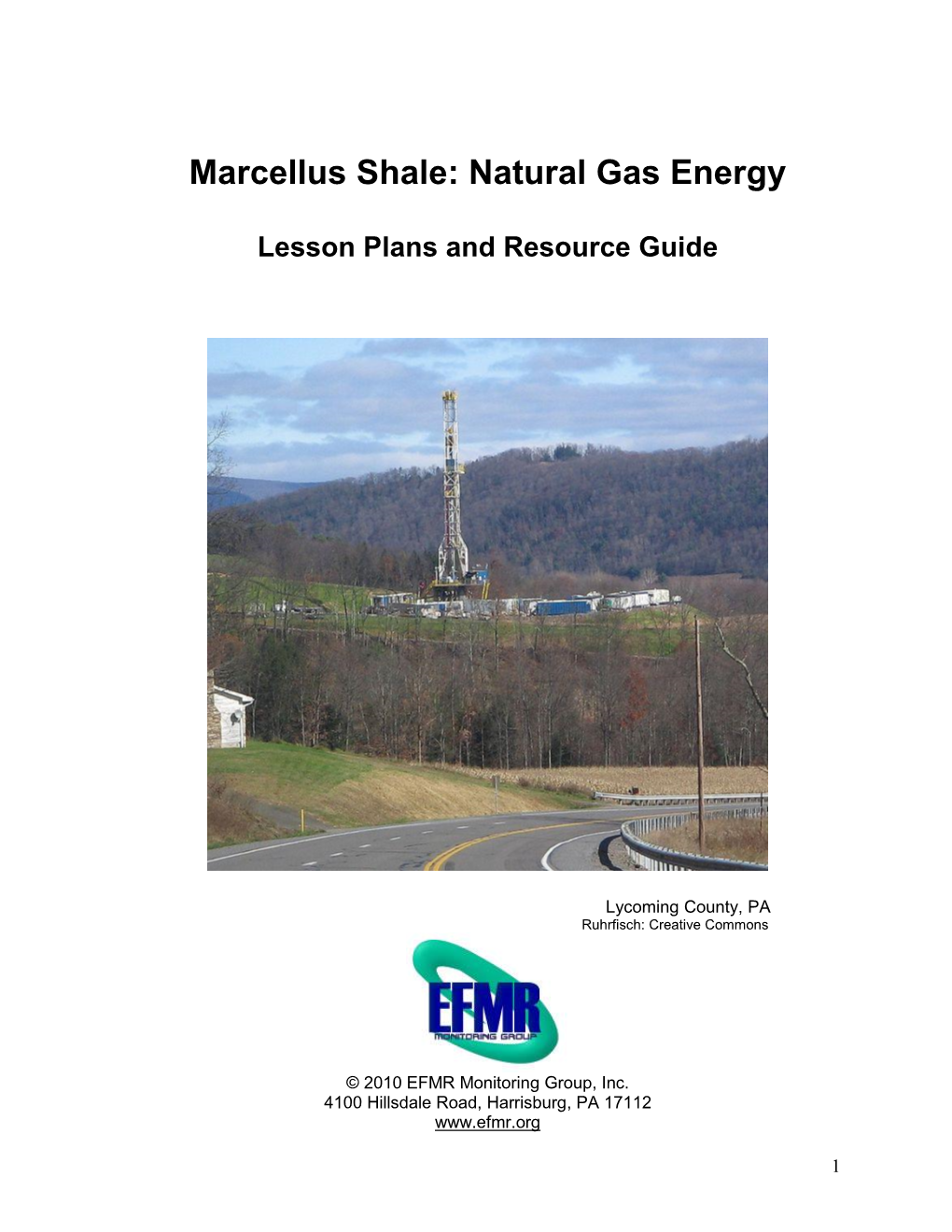 Marcellus Shale: Natural Gas Energy