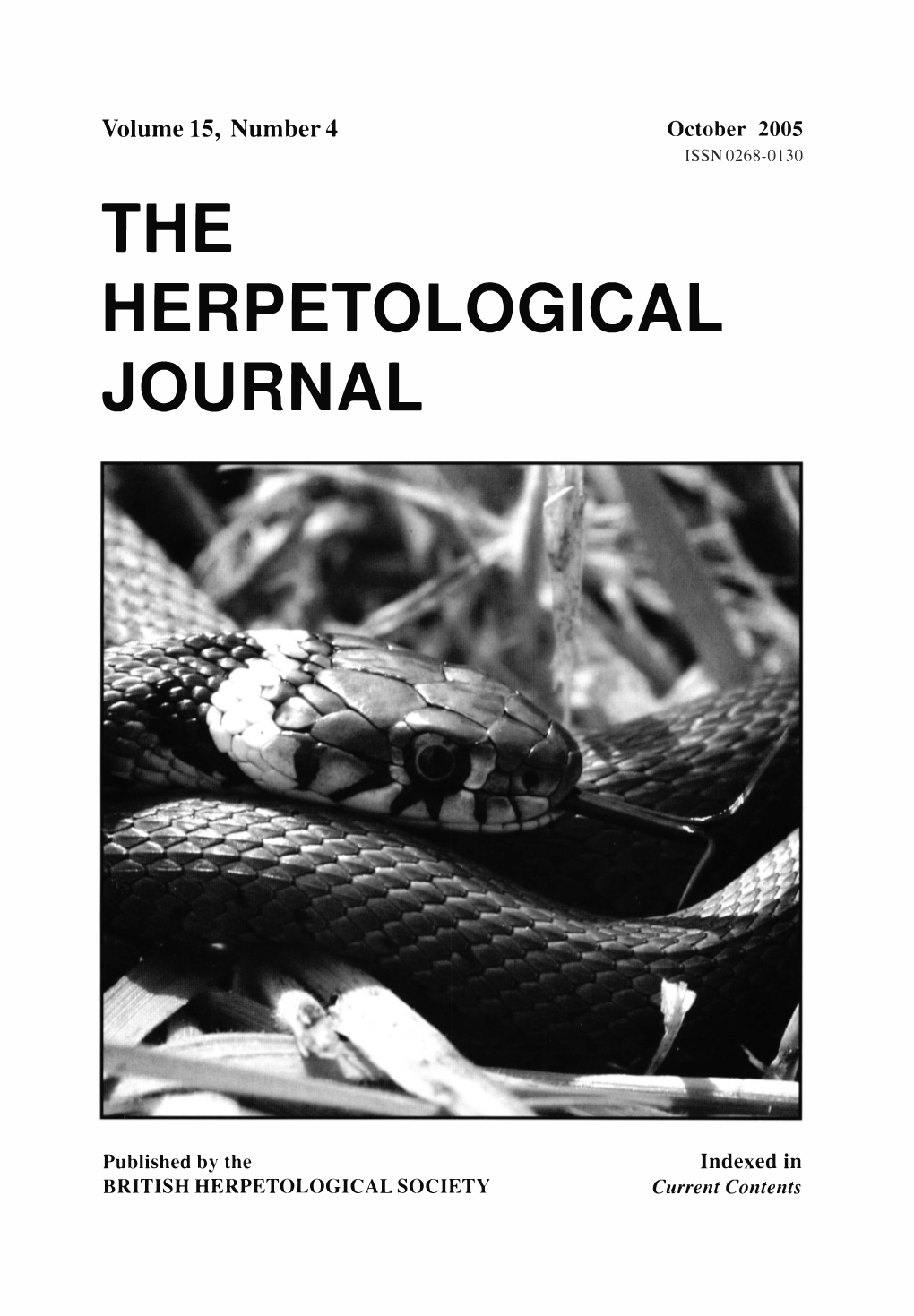 The Herpetological Journal