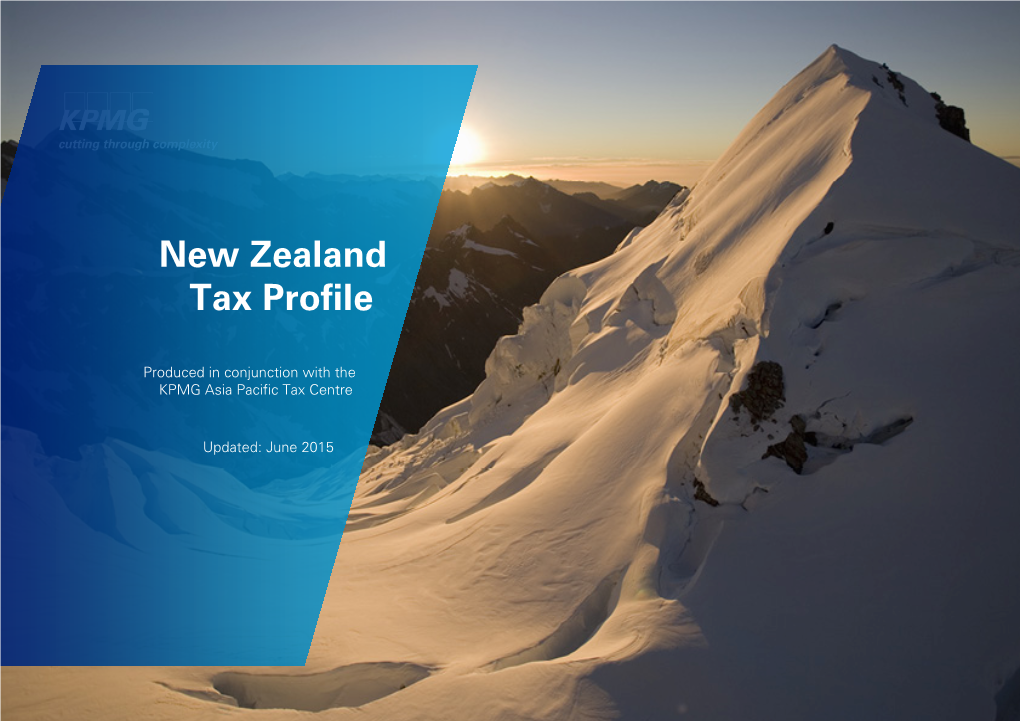 New Zealand Tax Profile