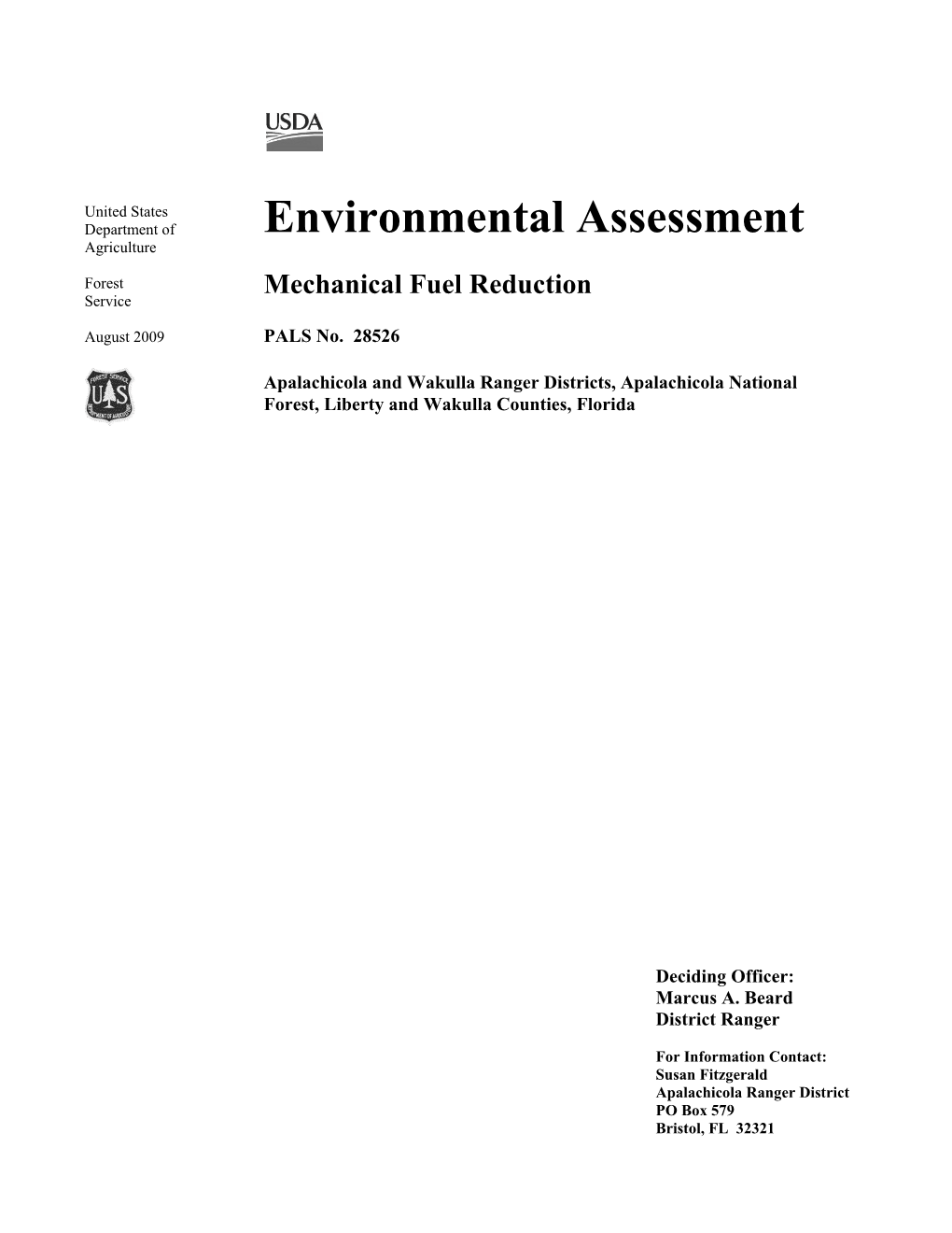 Draft Environmental Assessment